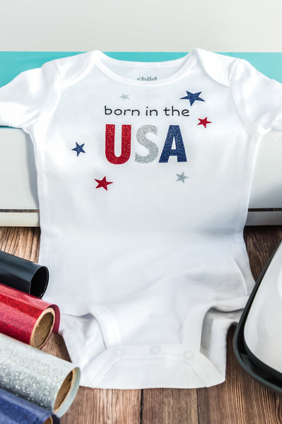 Born in the store usa onesie