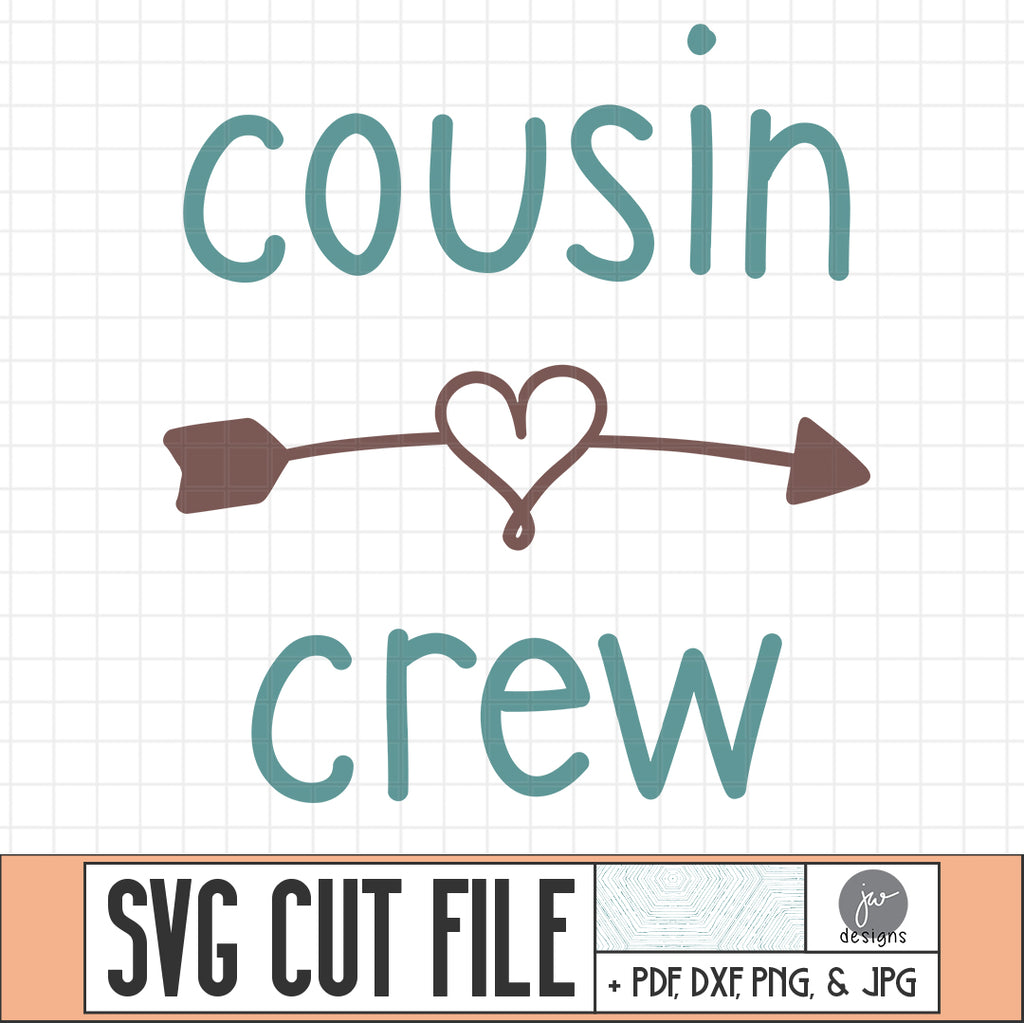 Cousin Crew - SVG Cut File Bundle