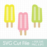 Double Popsicles (3 pack) - SVG Cut File Bundle