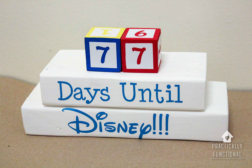 Disney Countdown Clock SVG cut file for Cricut, Silhouette, PDF, dxf, png, jpg, clipart