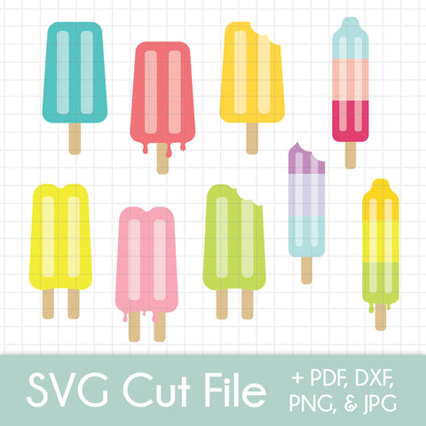 Summer Popsicles - SVG Cut Files - Mega 9 Pack Bundle!